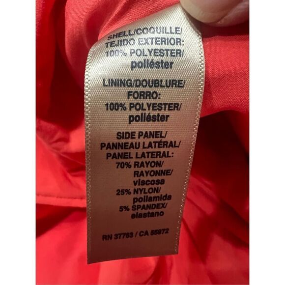 Rafaella Sleeveless embroidered coral dress Sz 1X NWT - Picture 4 of 8